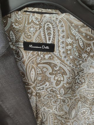 Americana Massimo Dutti Talla 36 Gris