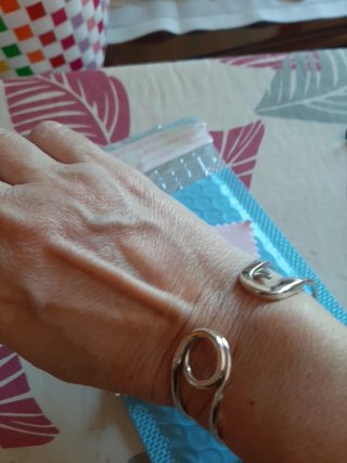 Pulsera plata 925 imperdible nueva