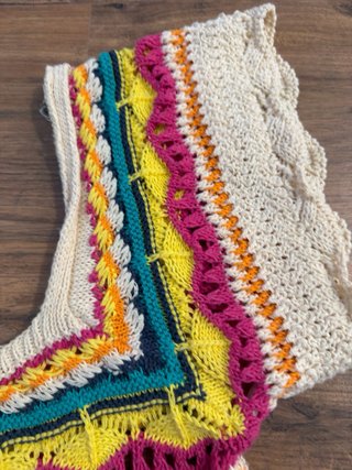 Top Zara Multicolor Talla M