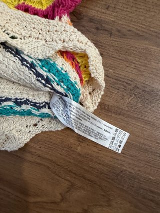 Top Zara Multicolor Talla M