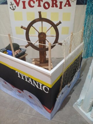 Photocall Temática Marinera Titanic