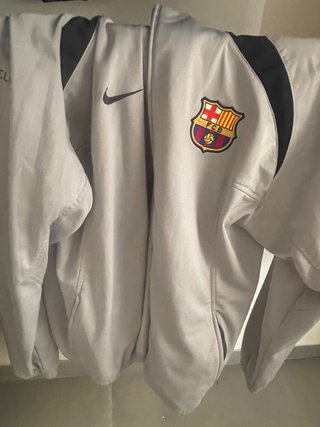 Chaqueta Nike FC Barcelona Gris