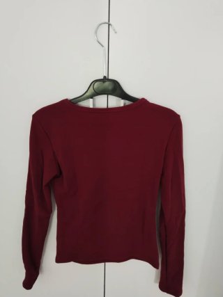 Camiseta manga larga roja