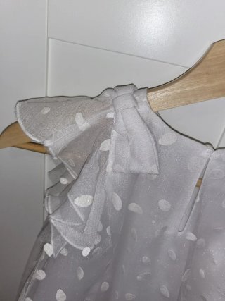 Vestido blanco niña talla 4 años (104cm)