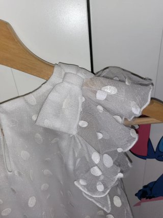 Vestido blanco niña talla 4 años (104cm)
