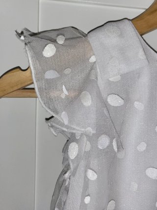 Vestido blanco niña talla 4 años (104cm)
