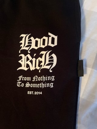 Pantalones Hoodrich Negros reales