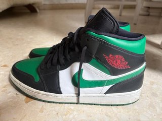 Jordan Air Zapatillas Negras y Verdes