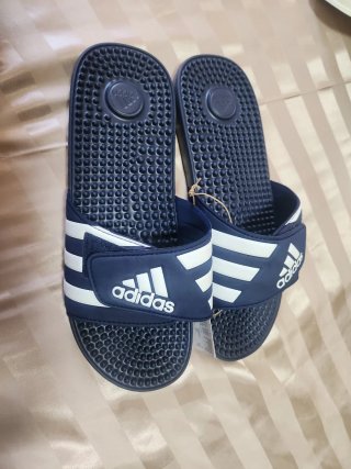 Ciabatte Adidas Adissage Blu e Bianco