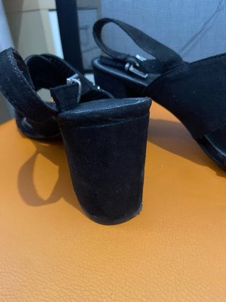 Sandalias Marco Tozzi Negras con Plata