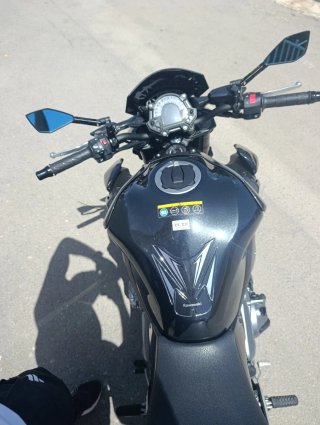 Kawasaki Z900 Negra/Verde Full