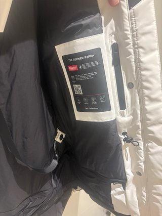 Parka Zara Ski Mujer Blanca Sin Estrenar