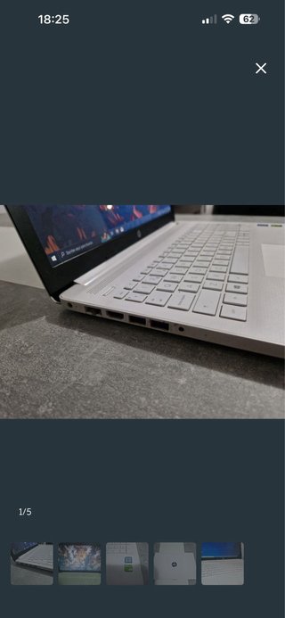 Portátil HP Blanco