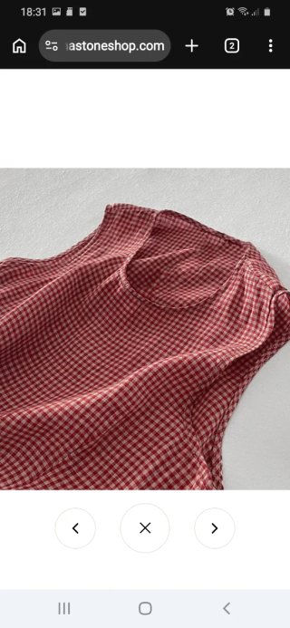 Vestido midi informal de algodon