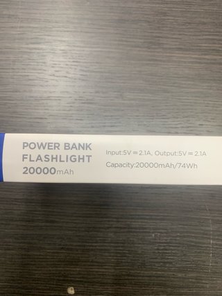 Power Bank HUTRADE 20000mAh con Torcia