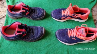 Lote Zapatillas Asics 35.5 y Quechua 35