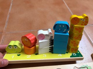 Lote 5 Puzzles Infantiles Madera