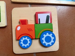 Lote 5 Puzzles Infantiles Madera