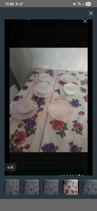 Juego de café de porcelana