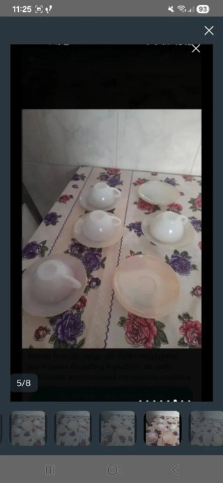 Juego de café de porcelana