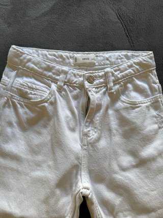 Pantalones vaqueros blancos Mango niñ@