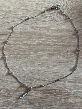 Tobillera de plata con colgante