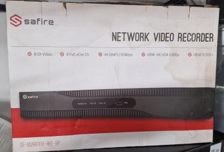 Grabador Safire 4K y 4 cámaras IP