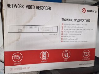 Grabador Safire 4K y 4 cámaras IP