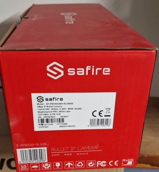 Grabador Safire 4K y 4 cámaras IP