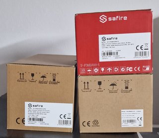 Grabador Safire 4K y 4 cámaras IP