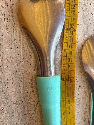 2 spatole metallo e plastica