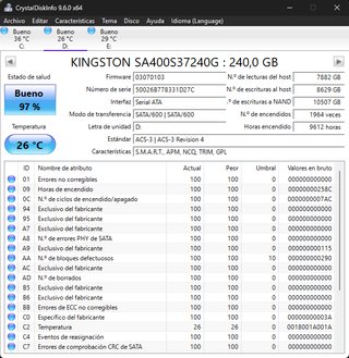 SSD Kingston 240GB SA400