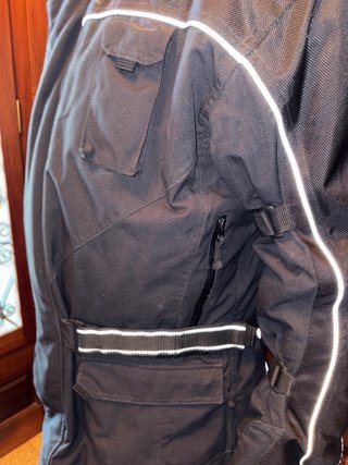 Chaqueta y pantalón  motorista negra Thinsulate