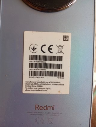 Móvil Xiaomi Redmi Negro
