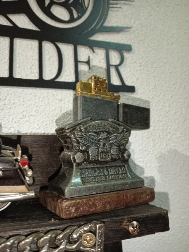 Collezione Harley, accendino vintage, moto, logo, gratis
