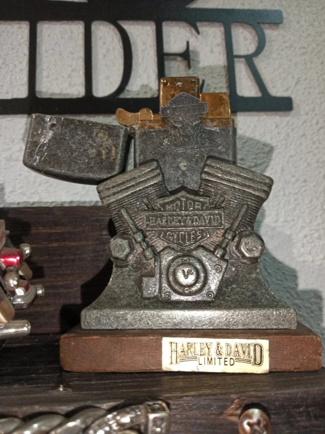 Collezione Harley, accendino vintage, moto, logo, gratis