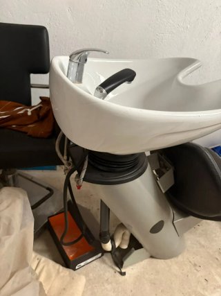 Lavacabezas profesional blanco