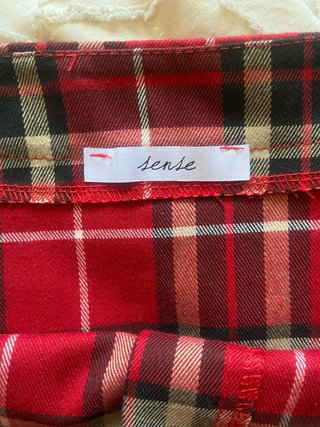 Minifalda Sense cuadros escoceses Talla L