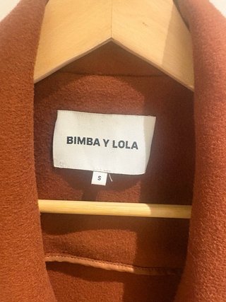 Abrigo lana Bimba y Lola teja