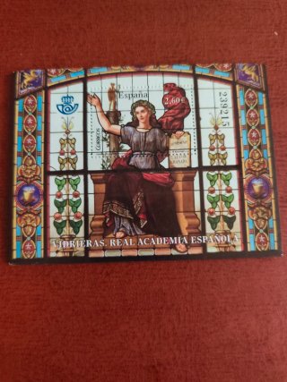 Sello España 2,60€ Vidrieras Real Academia