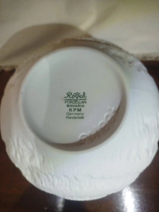 Vaso KPM Royal Bavaria Porcellana Biscuit