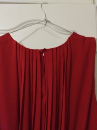 Vestido Mango Rojo Largo