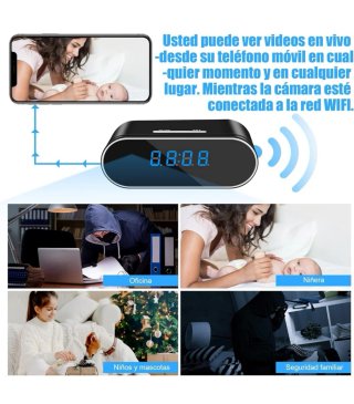 Reloj Despertador Cámara Espía WiFi A ESTRENAR