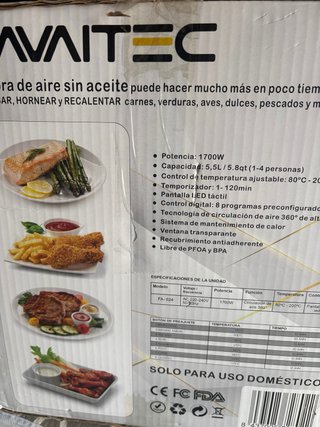 Freidora de aire poco uso