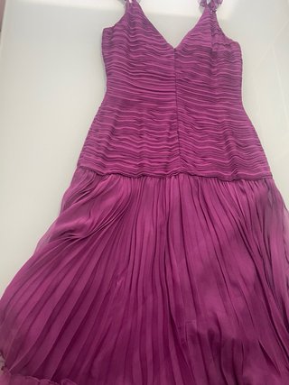 Vestido Purificación García Morado
