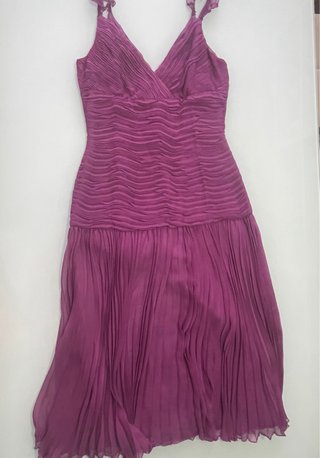 Vestido Purificación García Morado
