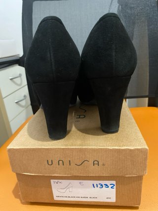 Zapatos UNISA Salón Cuña Interior Negro T.41