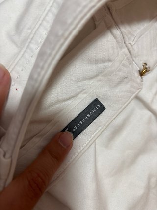 Falda blanca midi mujer
