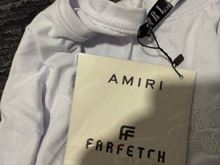 Camiseta Amiri Talla XXL Blanca