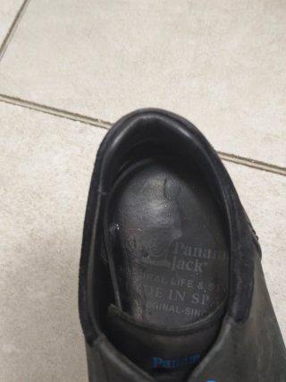 Zapatos Panama Jack Negros y Azules